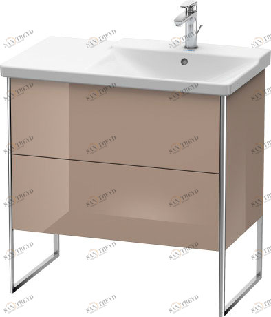 XS446708686 XSquare Тумбочка напольная Капучино глянцевый лак Duravit