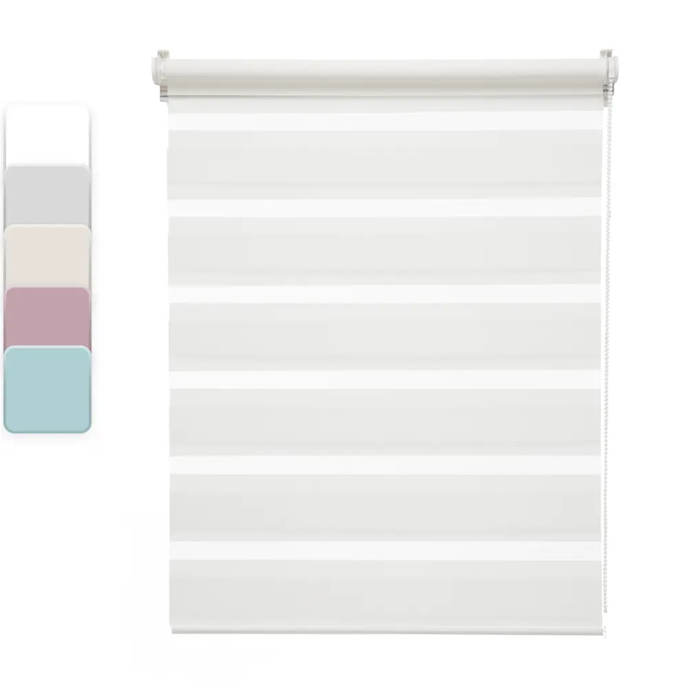 Штора рулонная день-ночь Inspire Peter 60x160 см белая White 0 82691074 STLM-2045697 - Вид №1