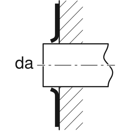 601.812.00.1 Уплотнительная шайба Geberit для изоляции водорозеток в гипсокартонных стенах Geberit  - Вид №3