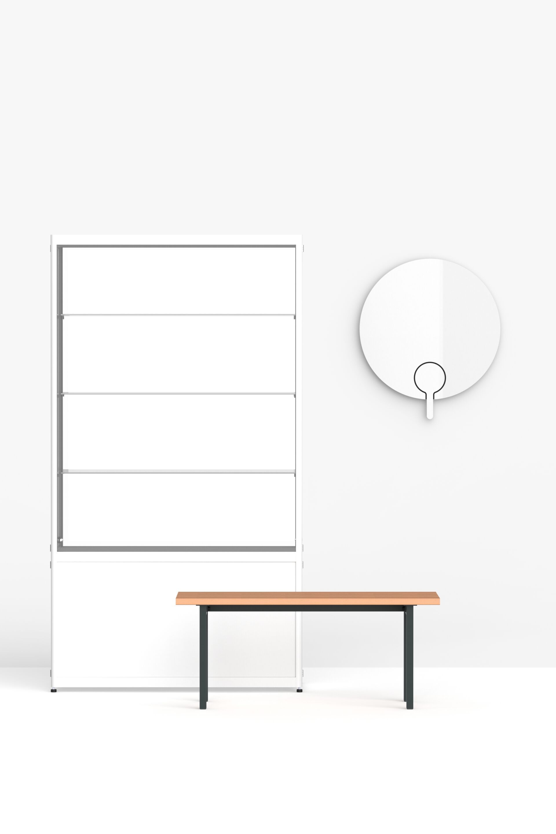 Скамейка для спортивных сооружений из бука FUNCTIONALS Tertio ARCH-00014013 - Вид №9