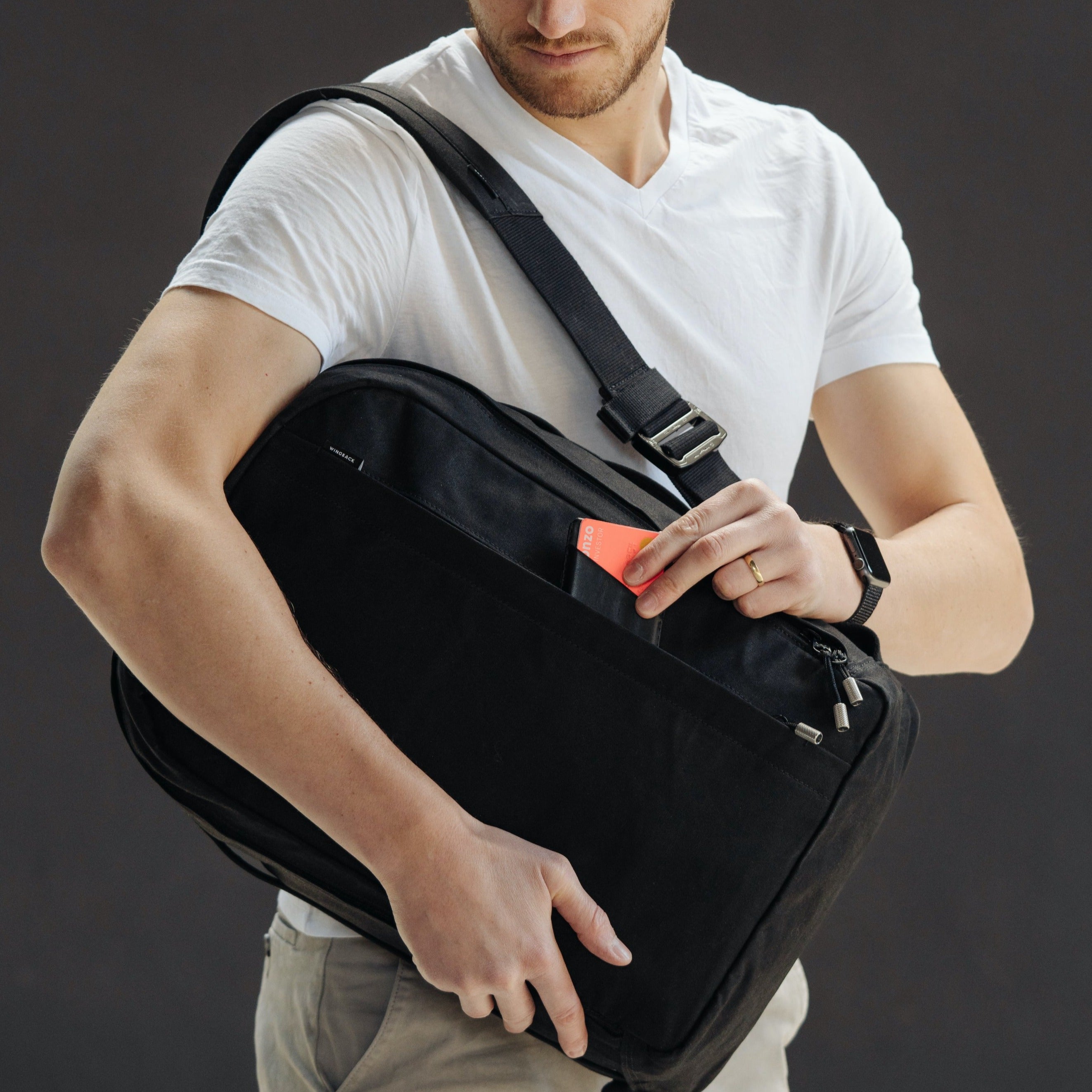 W301BLA-MAR-BST Everyday Pack 21L - Морской / Черная сталь Wingback  - Вид №15