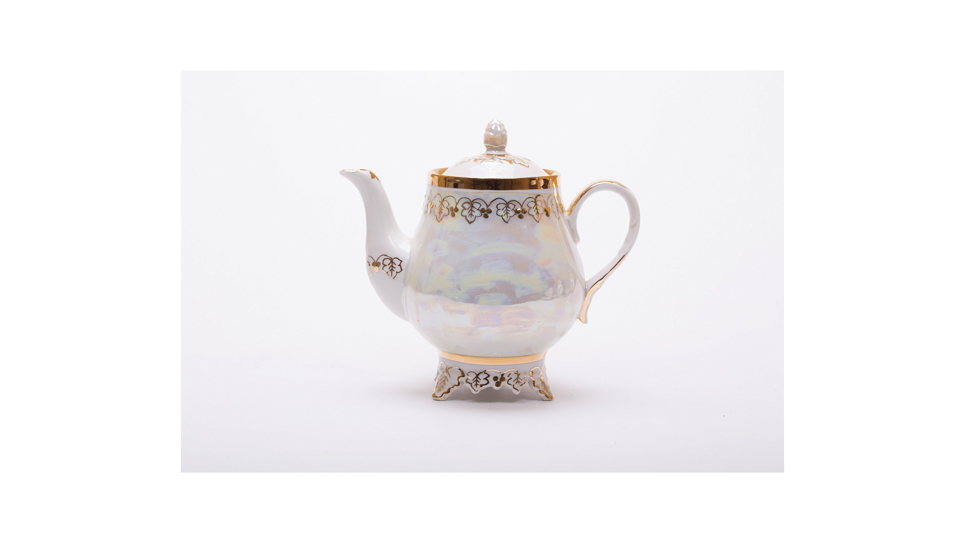 10618071 Дулевский фарфор Сервиз чайный 6/16 "Виноградная лоза" "Морозко" Фарфор  - Вид №1