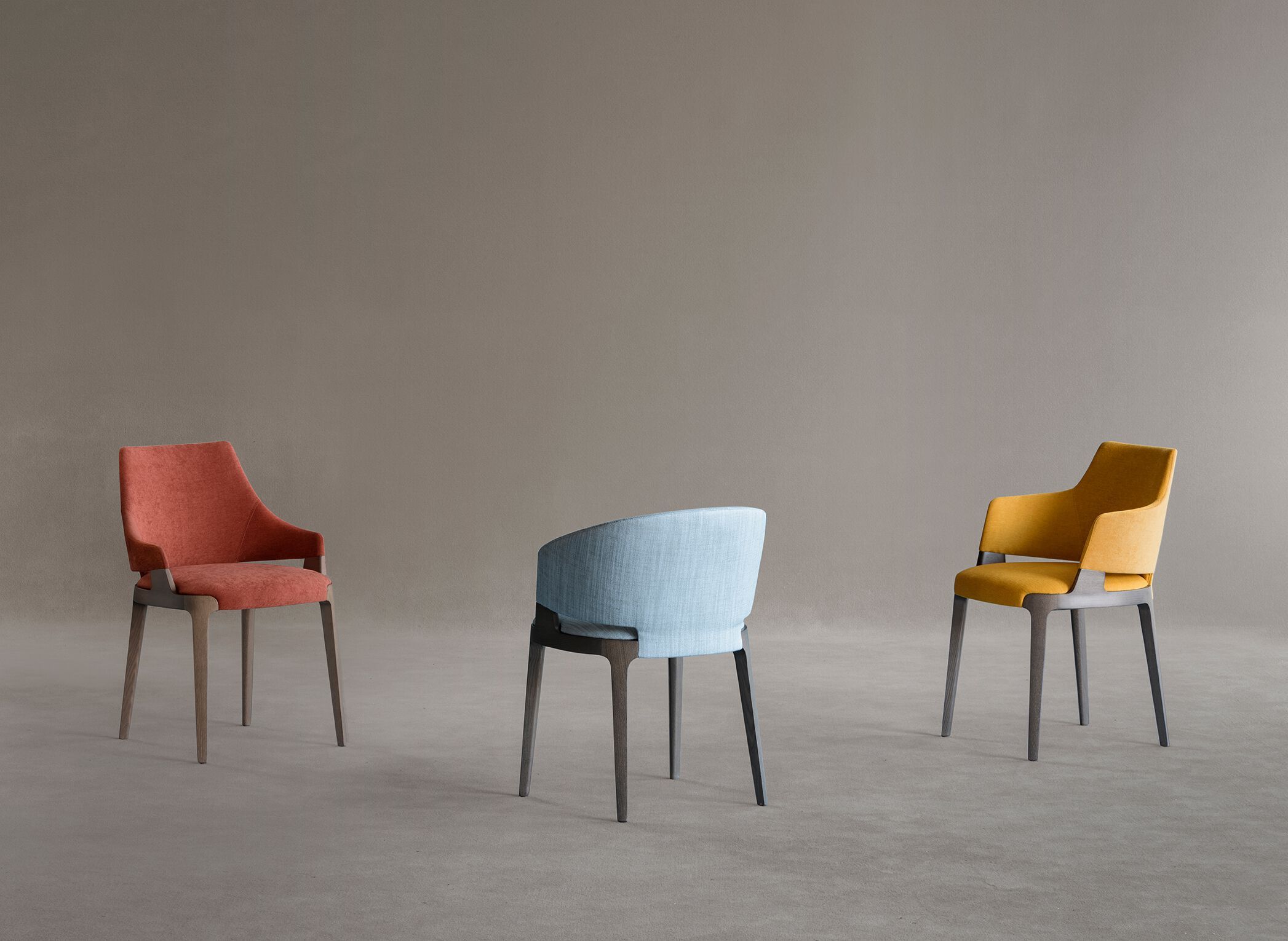 Мягкое тканевое кресло с подлокотниками Potocco ARCH-00061582 - Вид №2