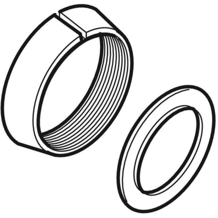 241.496.00.1 Комплект стяжного кольца с уплотнительным кольцом, для опрессовочной заглушки Geberit Mepla Geberit  - Вид №1