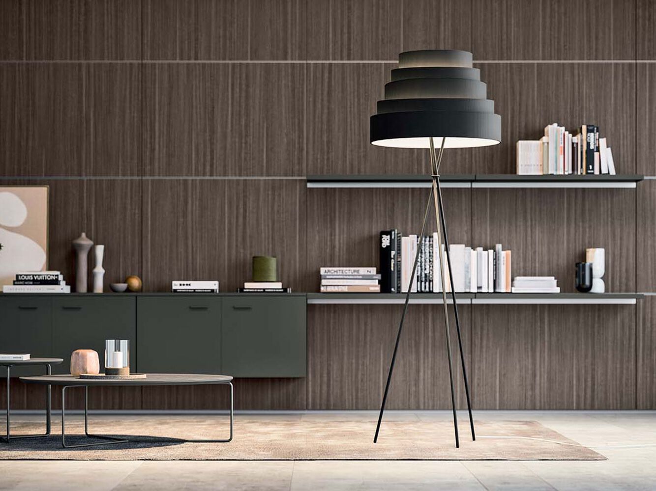 Ткань торшер Quadrifoglio Group Design Lighting ARCH-00109877