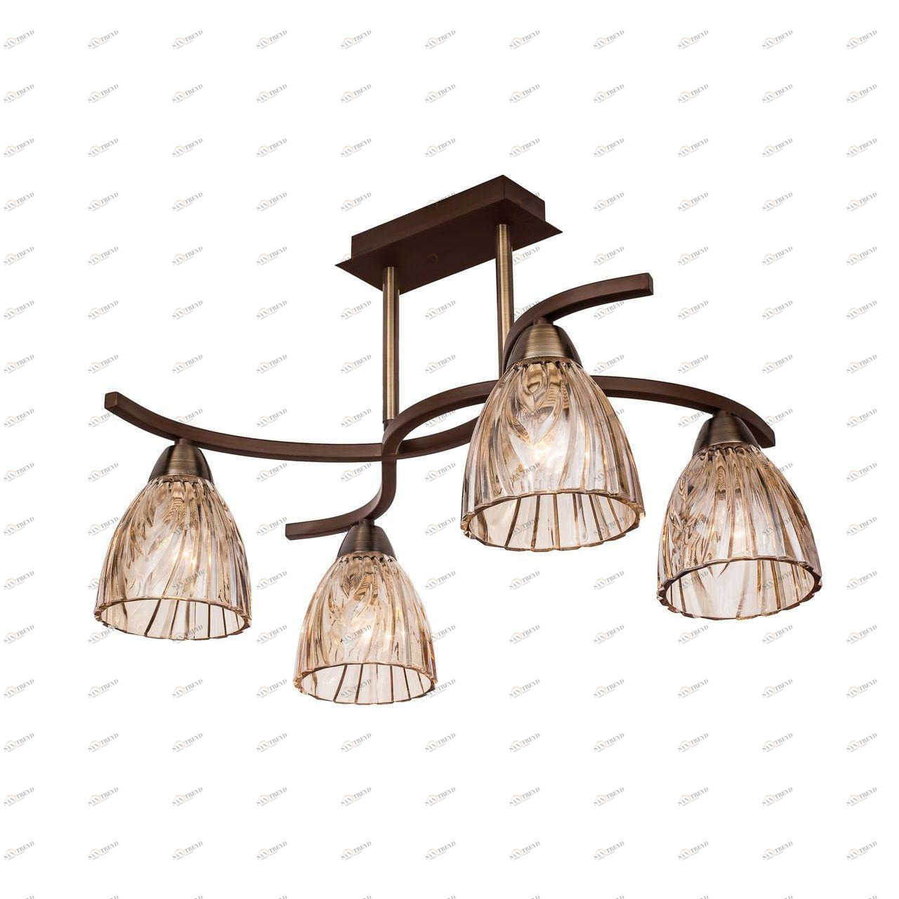 Потолочная люстра Silver Light Comfort 101.59.4 SILVER LIGHT COMFORT 183352 Коричневый