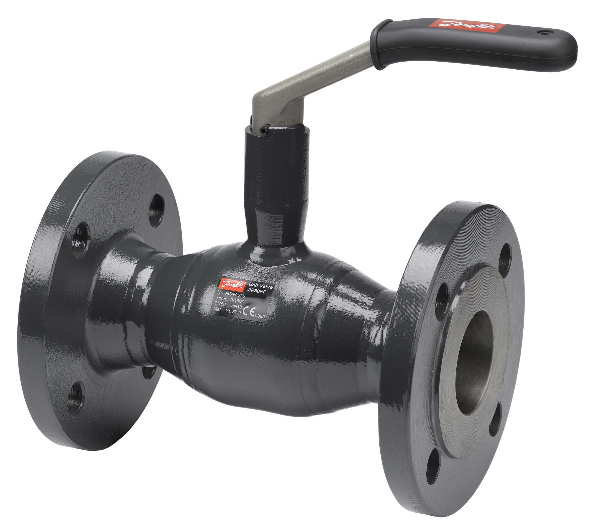 Danfoss JiP цельносварные из углеродистой стали с полным проходом (PN 16/25/40) JIP FF Кран шар полнопр Ду25 Ру40 руч 065N1310  - Вид №3