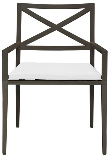 JANUS et Cie Кресло из алюминия с порошковым покрытием с подлокотниками Azimuth sun-id-1507469 - Вид №1