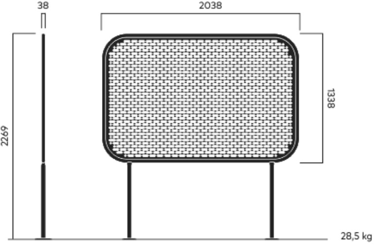 VESTRE Самонесущая вертикальная зеленая решетка из стали с порошковым покрытием Pop sun-id-1508088 - Вид №10