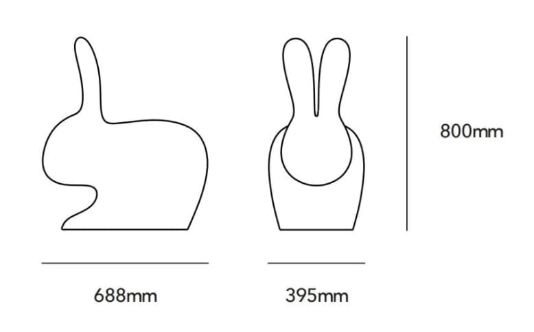 Полиэтиленовый садовый стул In Stock Qeeboo ARCH-00134469 - Вид №2