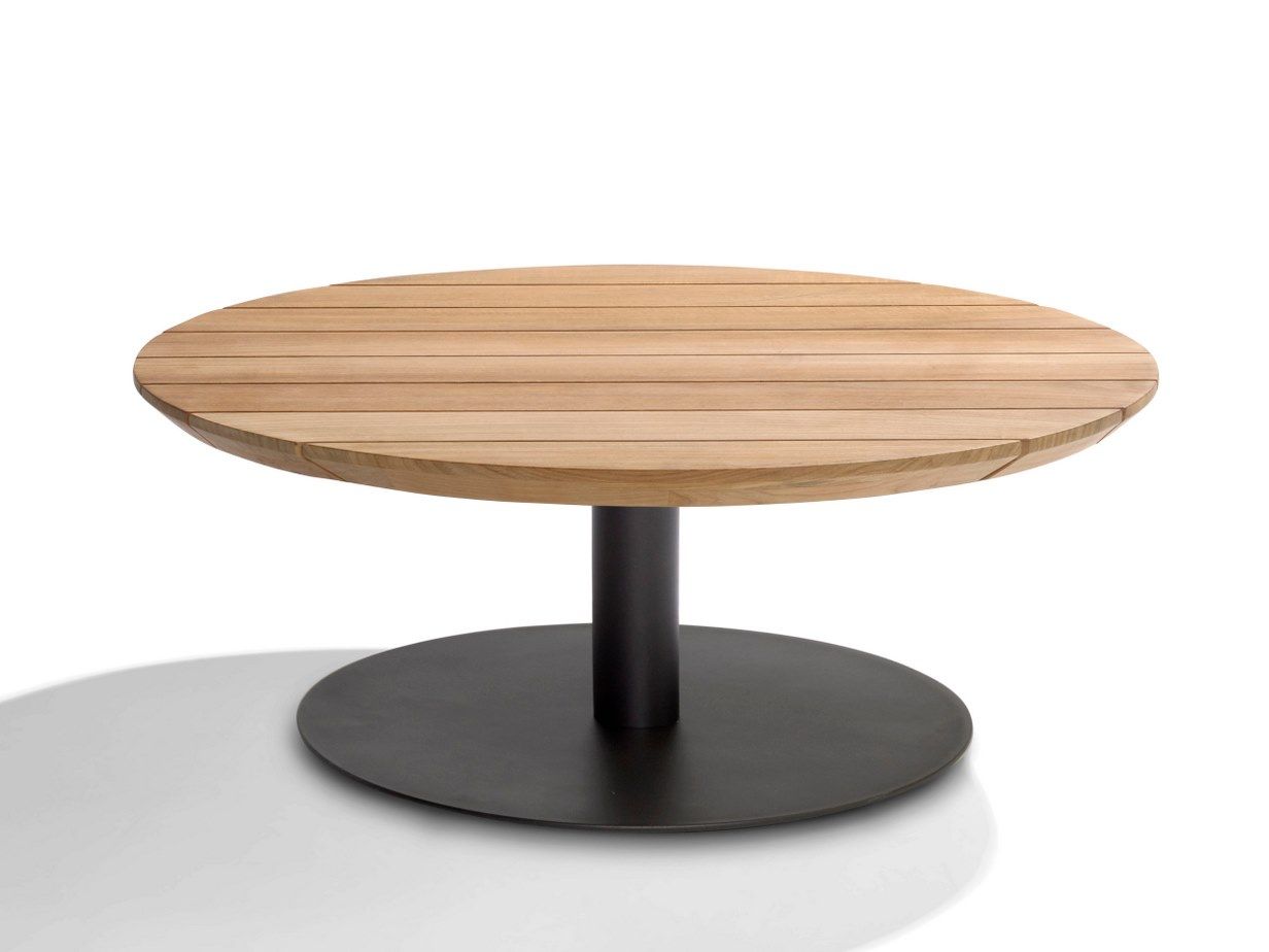 Круглый низкий стол из тикового дерева TRIBÙ T-Table ARCH-00066311 - Вид №1