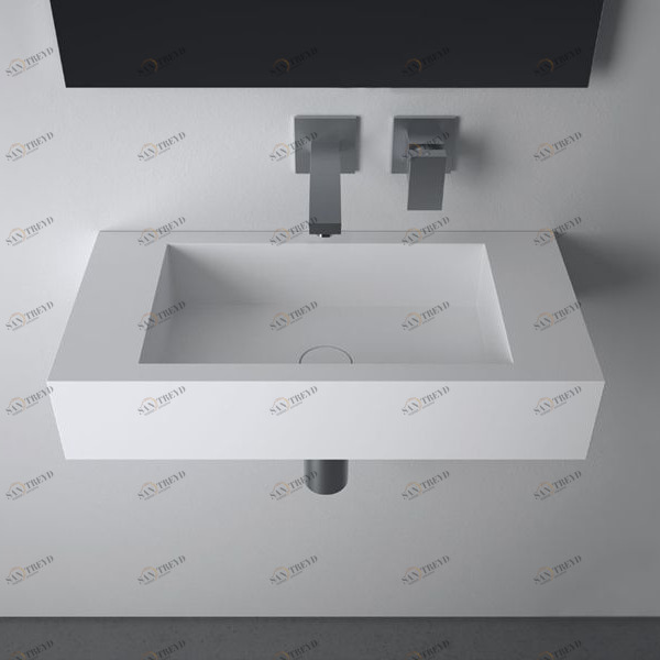 CBN3600 Подвесная раковина настенная овальная MOMA Design  белая 