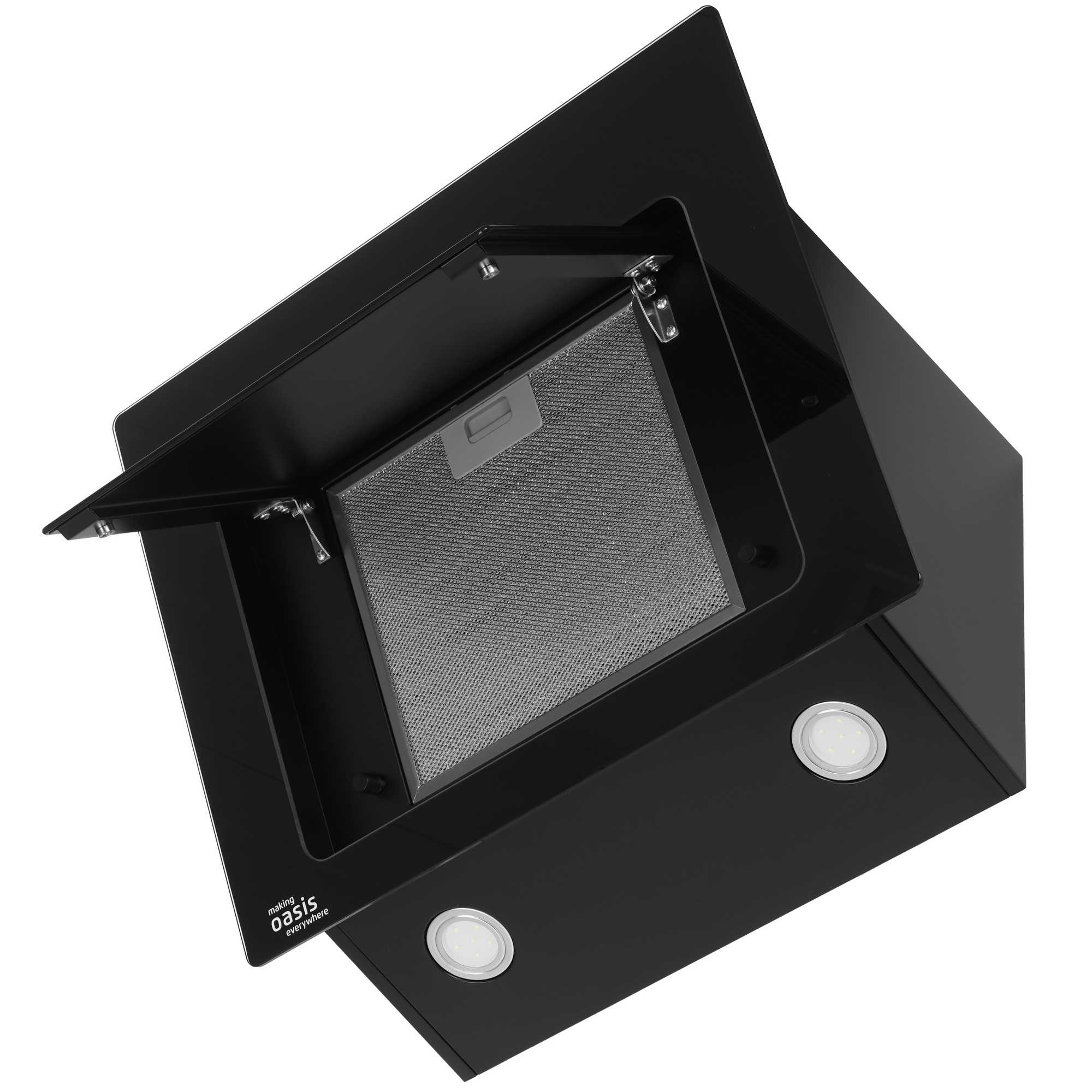 9082723 Вытяжка наклонная Оasis NA-60B черный/черный OASIS STDN-0110590 - Вид №2