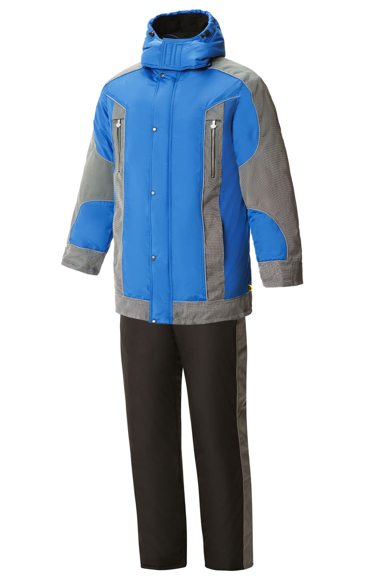 64794 Костюм "Ультра" зимний василек-черный  Зимняя спецодежда  размер 64-66/170-176 