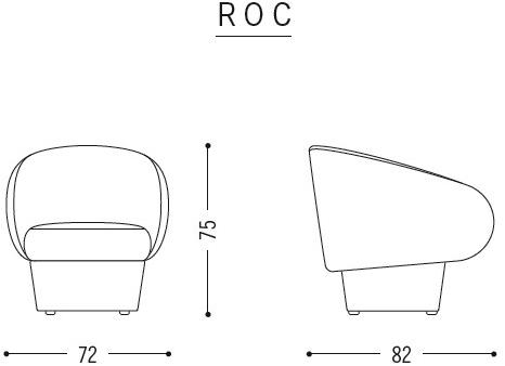 COR Кожаное кресло с подлокотниками Roc sun-id-1433867 - Вид №7