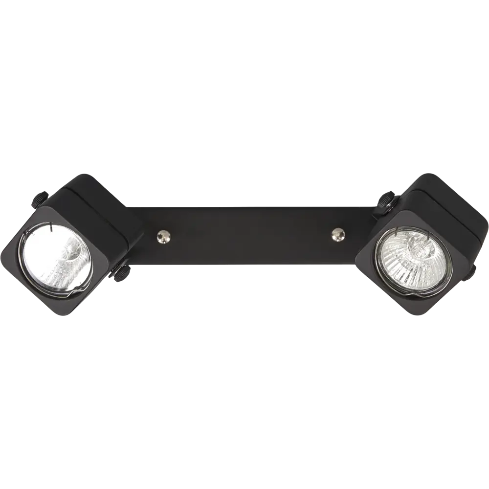 Спот поворотный Lene 2хGU10х50 Вт металл цвет чёрный 82035504 STLM-2175684 Arte Lamp  - Вид №1