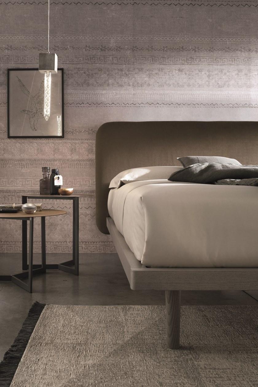 Gruppo Tomasella Двуспальная кровать из ясеня с мягким изголовьем sun-id-1462627 - Вид №2