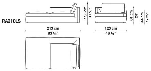 B&B Italia Диван из ткани Richard sun-id-1429934 - Вид №57