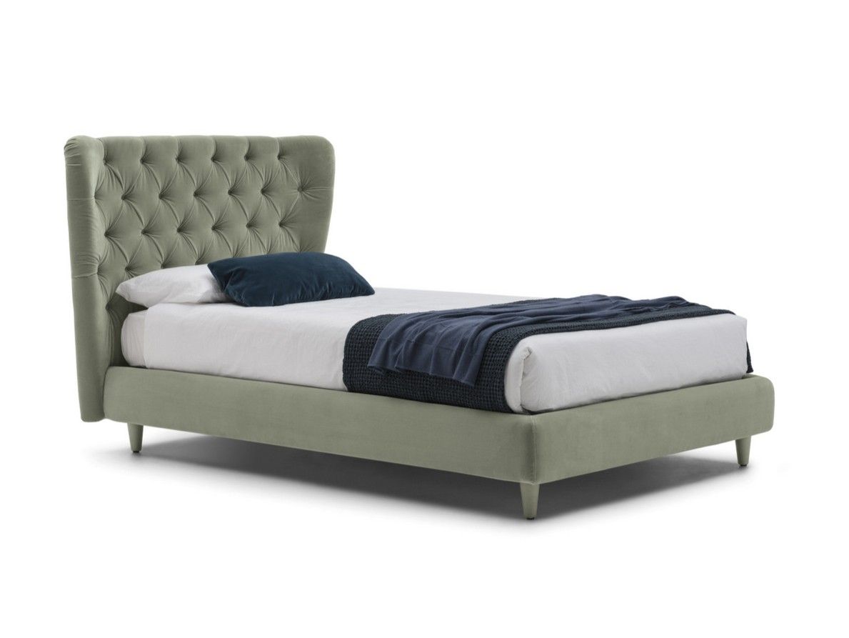 Односпальная кровать для хранения с капитонным изголовьем Bolzan Selene ARCH-00055484