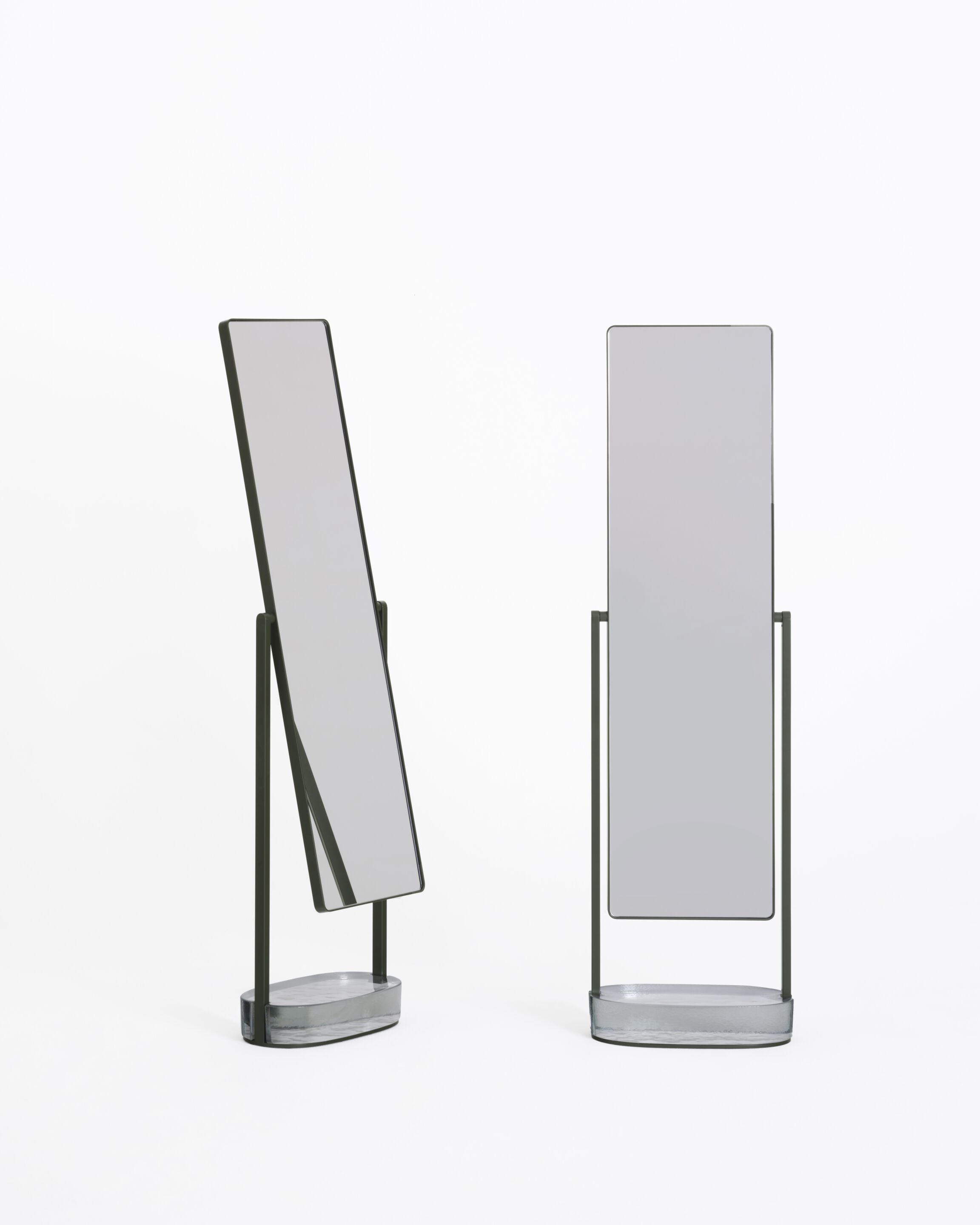 Прямоугольное напольное зеркало из нержавеющей стали Glas Italia счетчик веса ARCH-00092919 - Вид №1