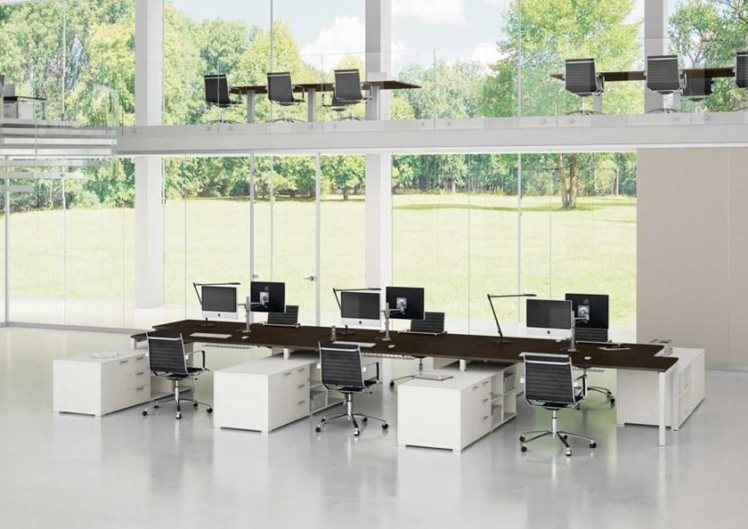 Bralco Модульный стол со встроенной полкой с системой управления кабелями Gate sun-id-1408803 - Вид №1