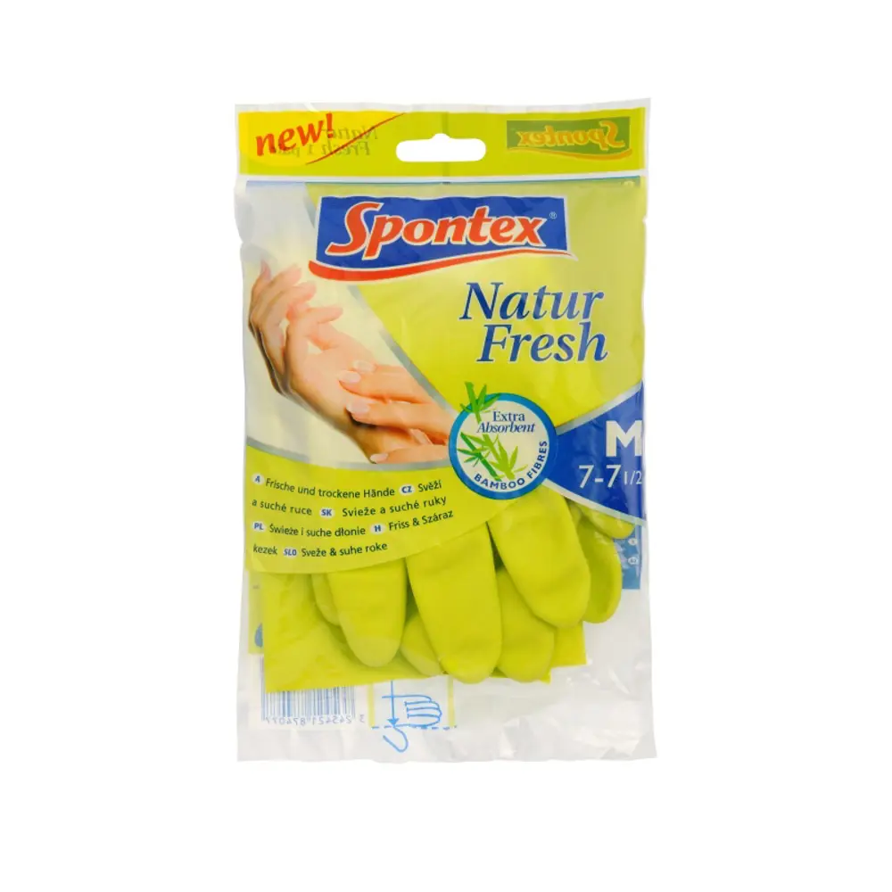 Перчатки Spontex Natur Fresh бамбук, разм. М 84177009 STLM-2069645 