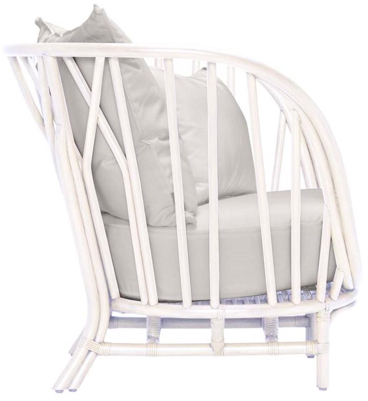 JANUS et Cie Кресло из ротанга с подлокотниками Kyoto sun-id-1432578 - Вид №2