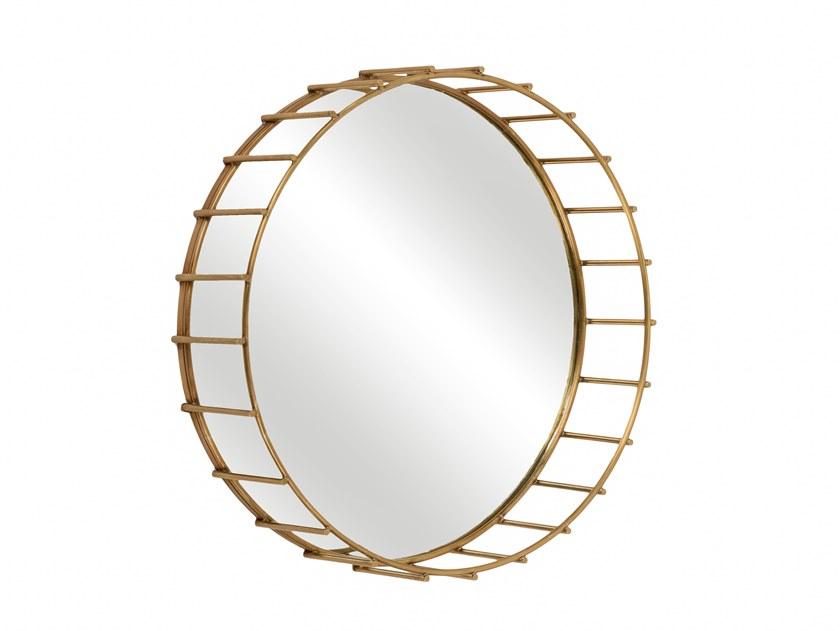 Il Bronzetto Круглое зеркало из латуни с рамкой Cage Cag07 - Вид №1