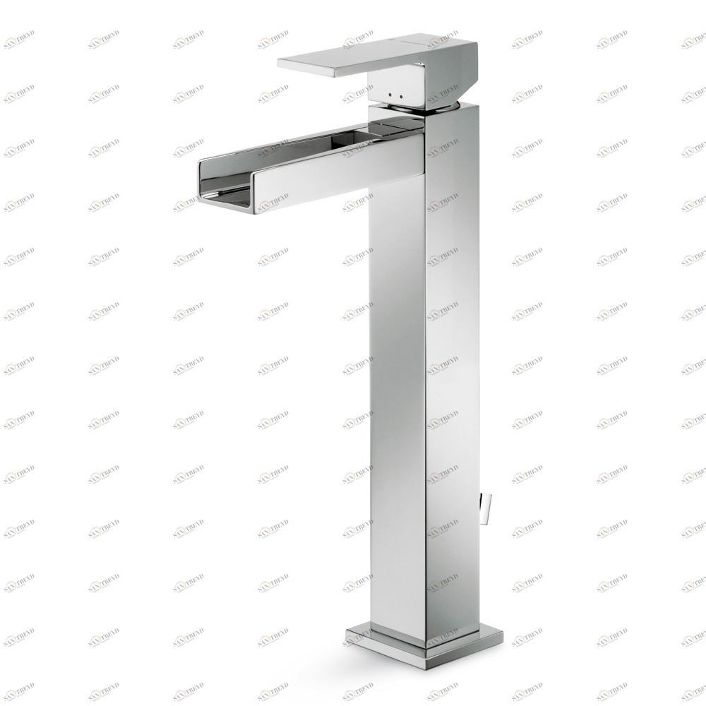 Однорычажный смеситель, высокий вариант для верхней раковины, со сливным гарнитуром 1 ”1/4 ERGO OPEN NEWFORM Италия 66513