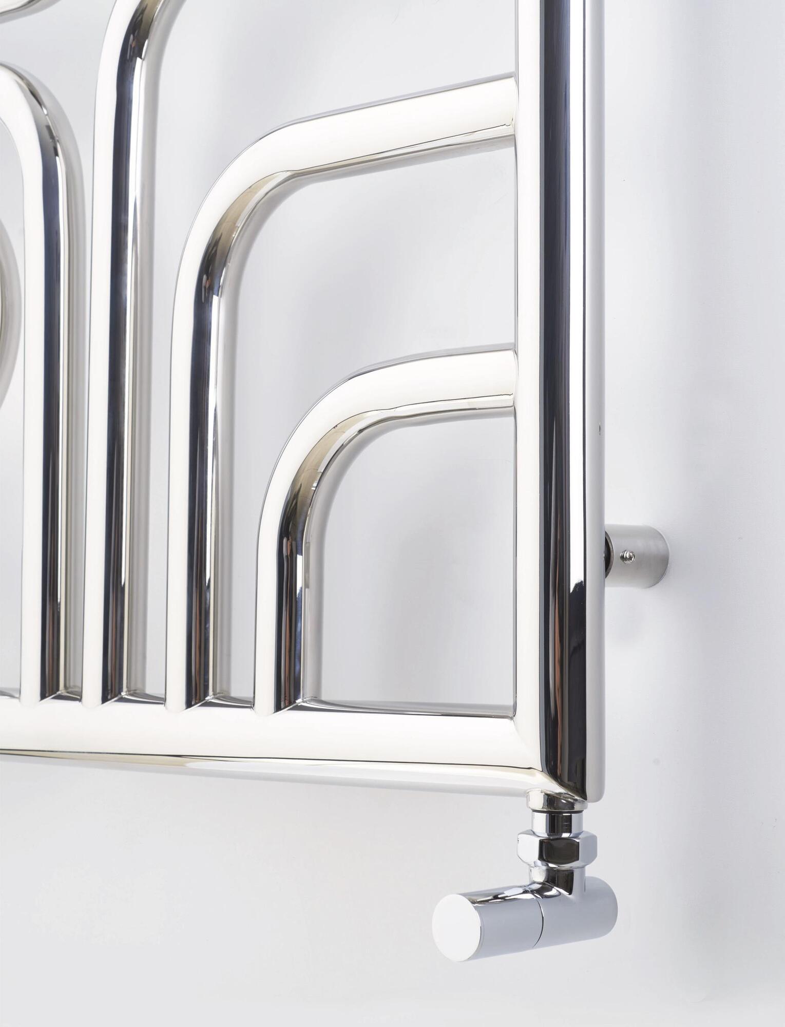 Полотенцесушитель Hammam MERCURY Stainless steel  комбинированный; электрический или водяной Сталь  - Вид №3