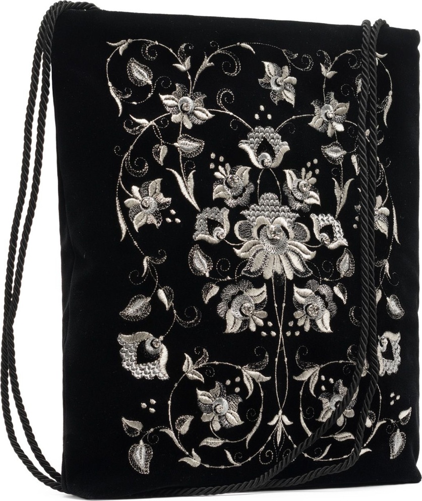 10660430 Торжокские золотошвеи Сумка "Зимняя сказка" бархат Разм. 31*25*4 Мод. 336 Рис. 1291 Бархат 