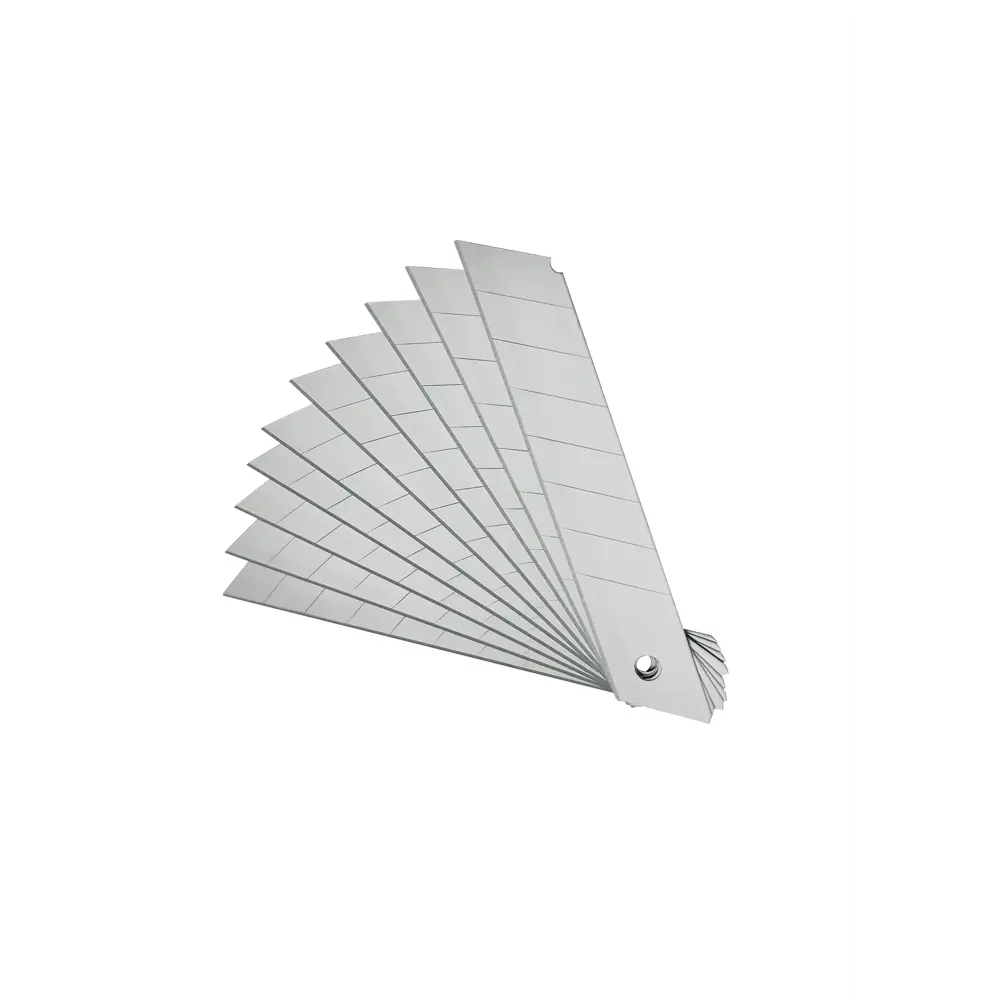 Лезвия Vertextools 18 мм для офисных ножей, 10 шт с контейнером 84608932 STLM-0052803