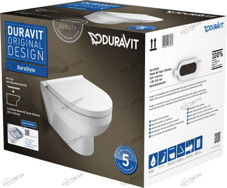 45620900A1 Подвесной унитаз настенный Белый Duravit  Германия 