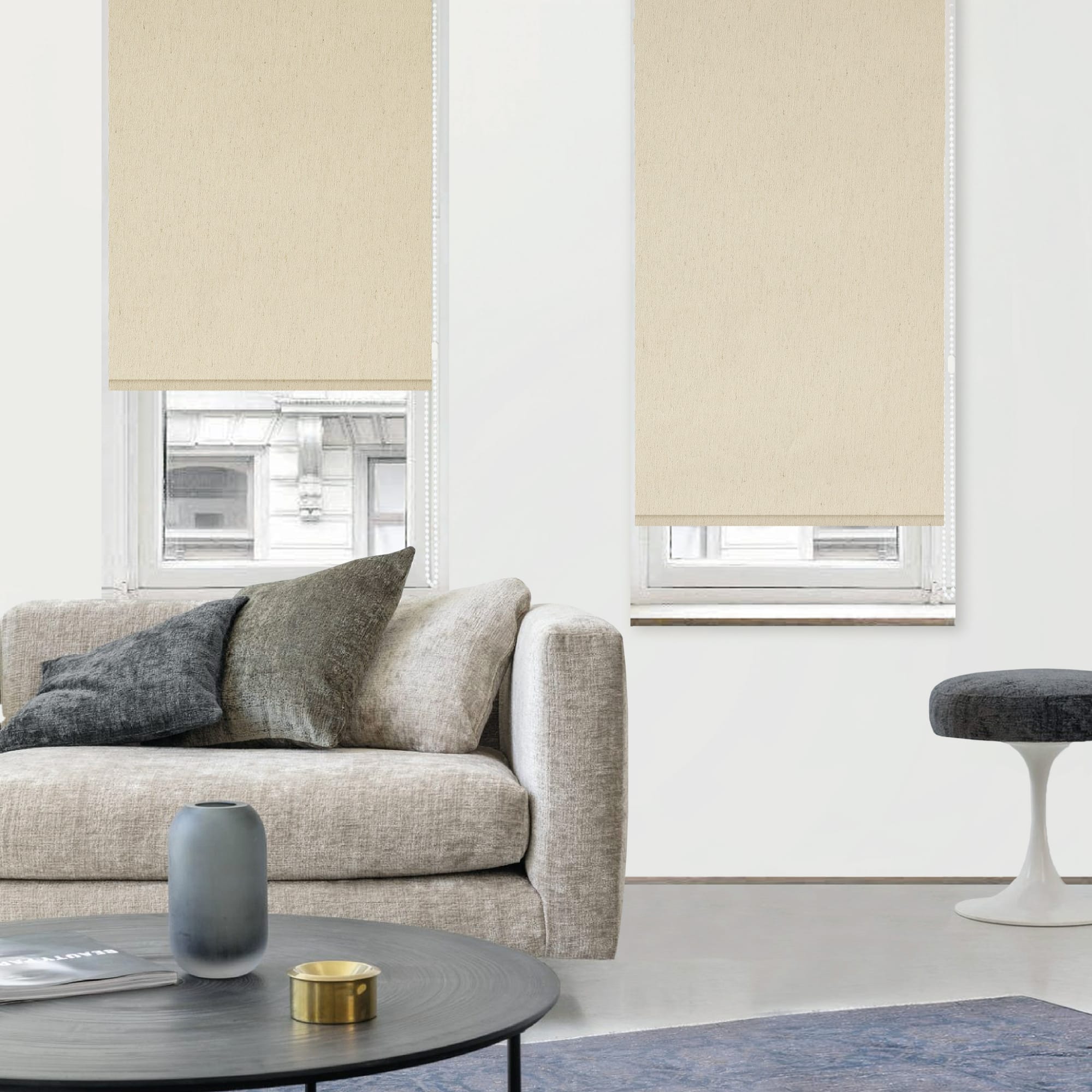 83503251 Штора рулонная Miamoza Linen 60x160 см бежевая Santreyd  - Вид №2