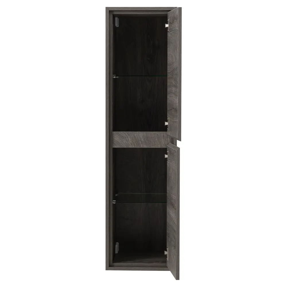 Пенал для ванной KONSENSA Мокка 2.0 подвесной 130x35 см цвет серый дуб STLM-2015578 - Вид №4