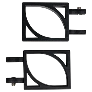 Наконечники Orbis Eco Квадро для карнизов черные 2 шт 89430883