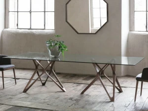 Porada Прямоугольный стол из хрусталя Iron