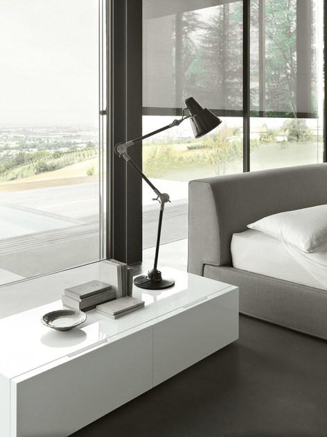 Lema Двуспальная кровать с обивкой из ткани sun-id-1504432 - Вид №1