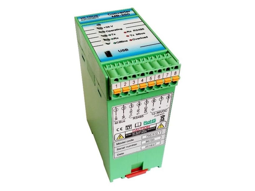 Converter da protocollo M-Bus a Modbus RTU Brunata ZENNER Gateway BZR-Box ARCH-00066484