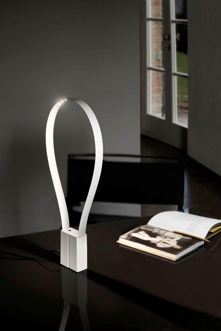 Martinelli Luce Гибкая настольная лампа из алюминия и смолы  823  - Вид №19