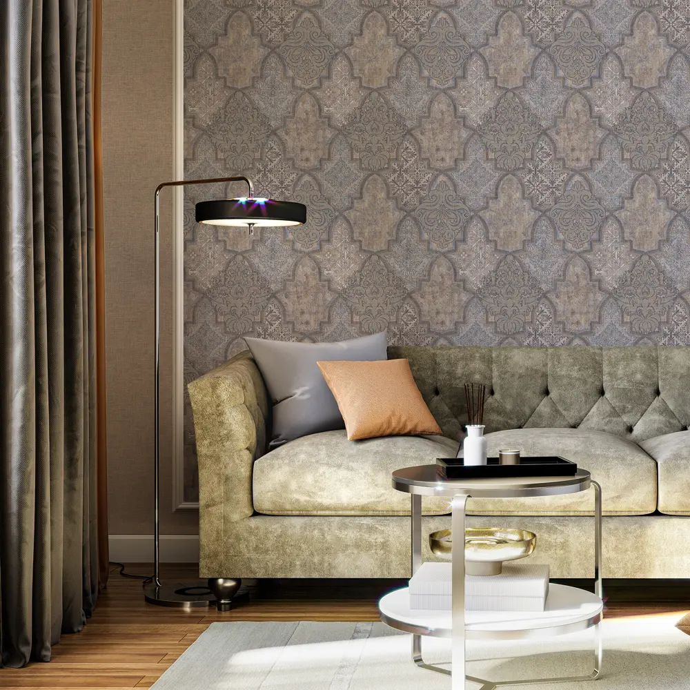 Обои флизелиновые Палитра Marrakech коричневые 1.06 м PL71543-68 82912546 STLM-2058873 - Вид №2
