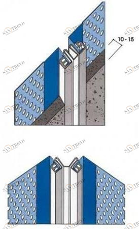EDILFERRO TRAVEST Деформационный шов для внутренней штукатурки sun-id-1404615