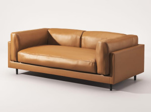 Кожаный диван