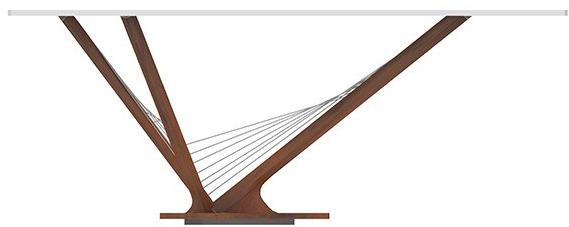 TrackDesign Письменный стол из стали и стекла  Itt27097  - Вид №1