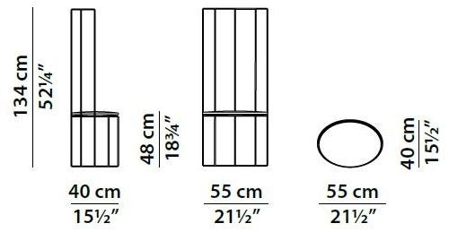 BAXTER Железный стул с высокой спинкой Ginestra sun-id-1484782 - Вид №8