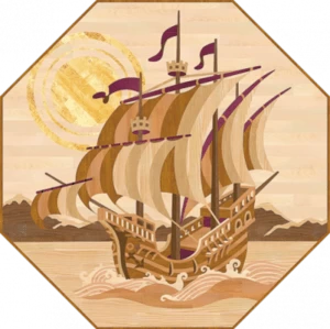 Розетка Алые паруса