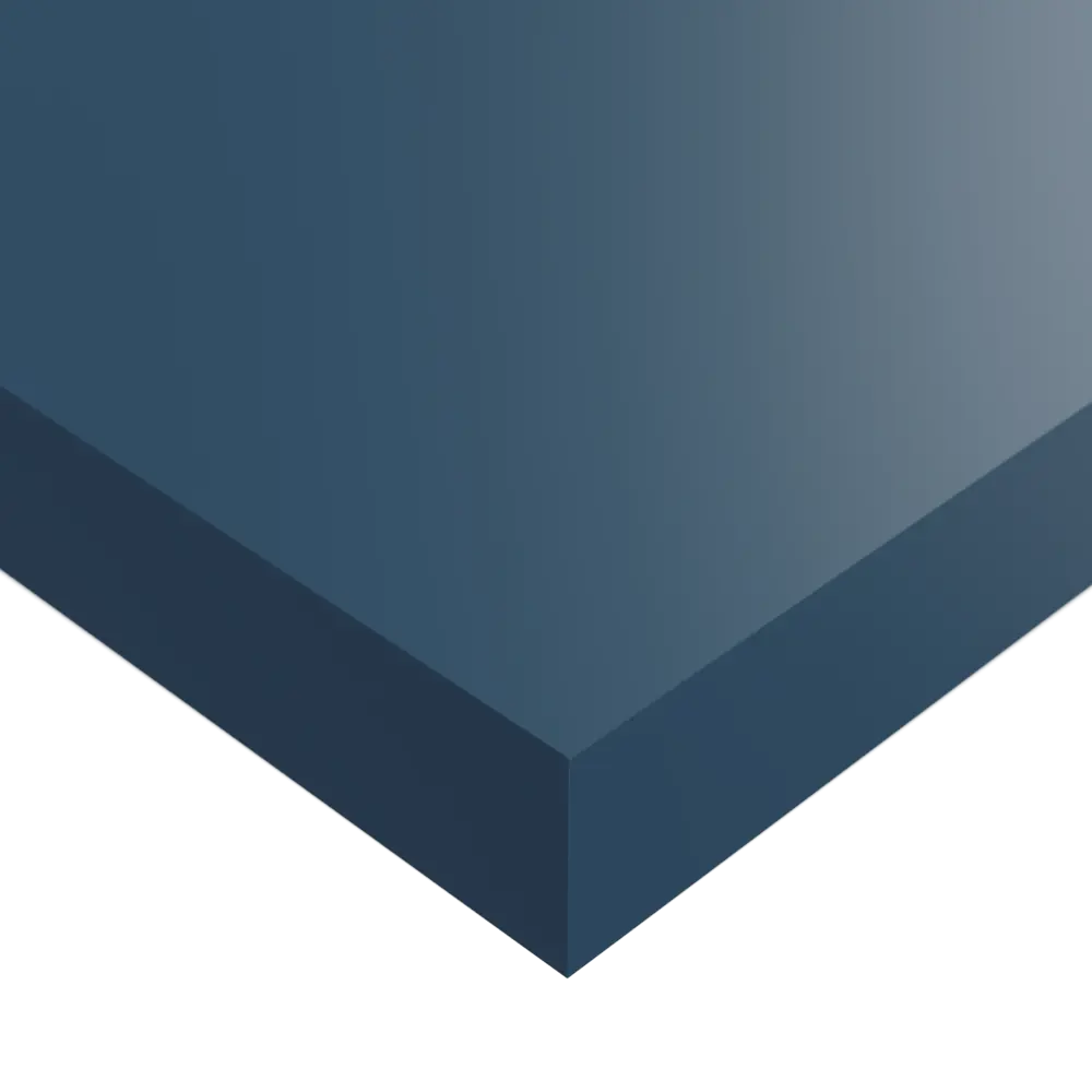 Полка настенная Spaceo Agata 60x23.5 см МДФ цвет синий STLM-2152680 - Вид №2