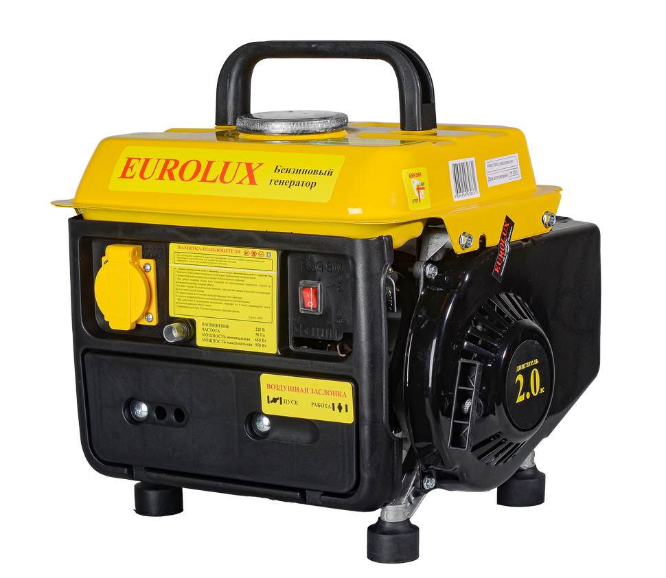 Электрогенератор   бензиновый Eurolux G950A 5481761 STDN-0090626