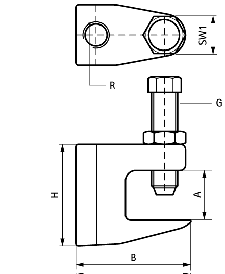 6003912 BIS Струбцины для балок walraven  - Вид №1