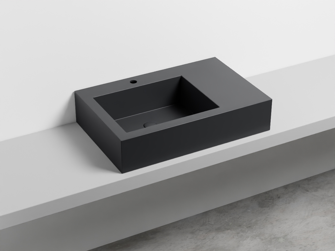 NALAMSX-LV Керамическая раковина с 1-им отверстием, чаша слево cielo I Narcisi Ceramica Cielo